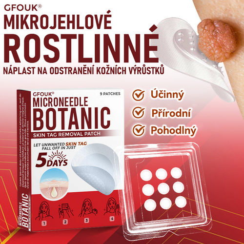 🗽✅GFOUK® Mikrojehličková botanická náplast na odstranění bradavic✔️✔️